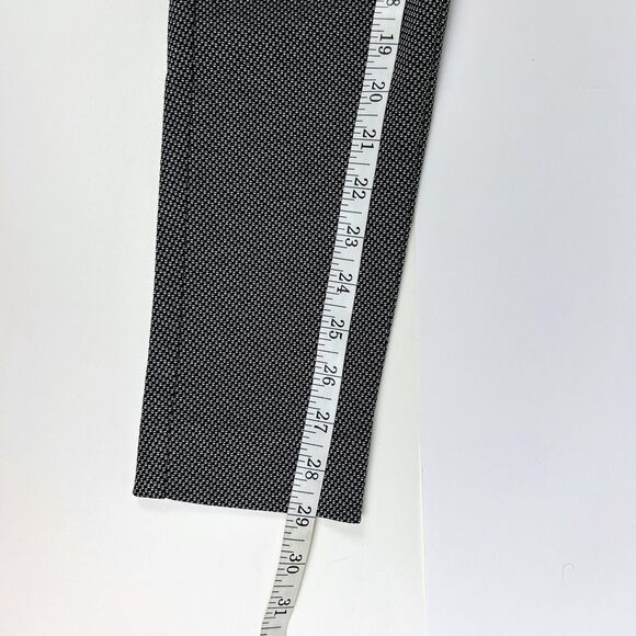 Theory Adbelle Flannel Tweed Leggings Skinny Stretch Pants Ponte Knit Pull On S - Picture 8 of 12